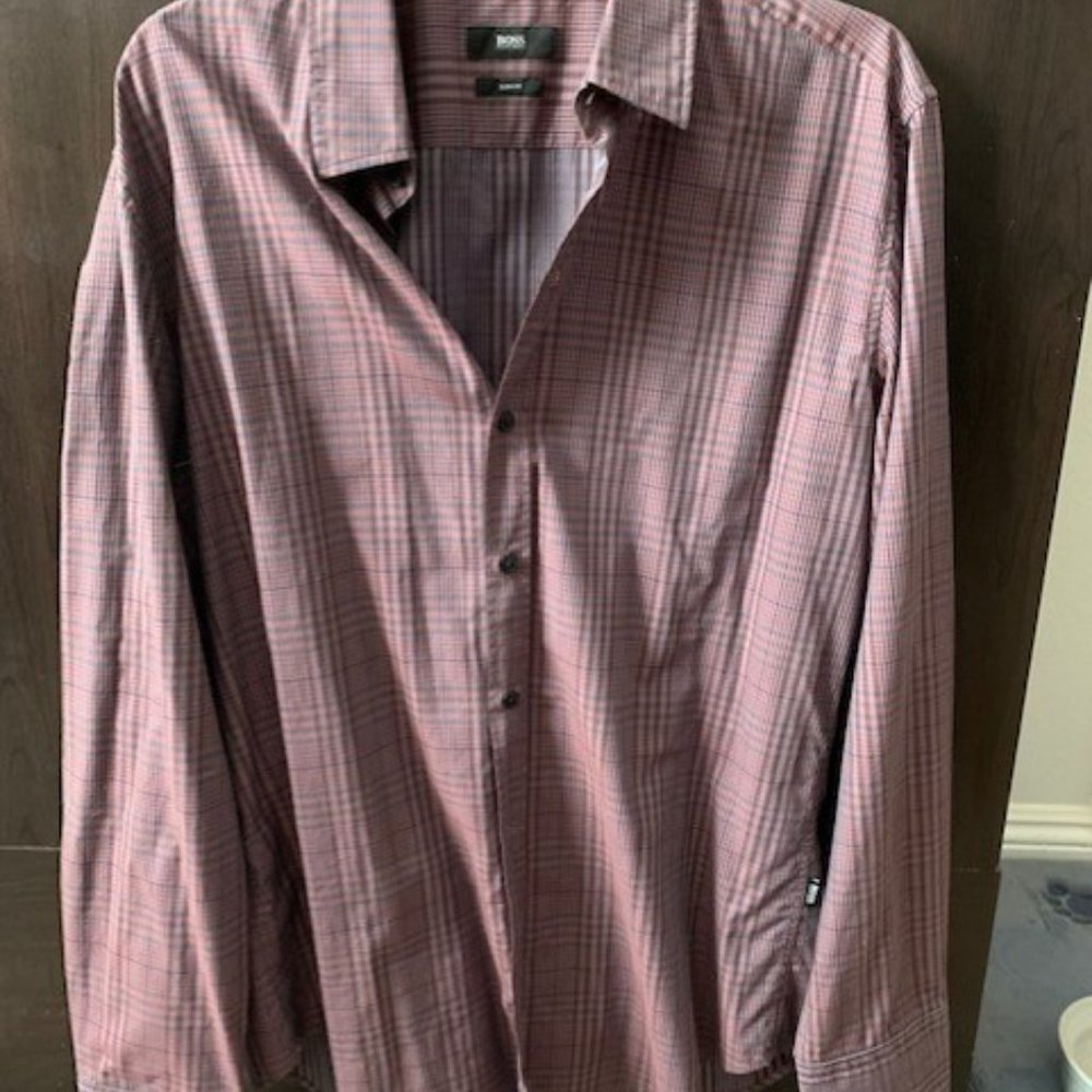Hugo Boss Dress Shirt L Slim Fit